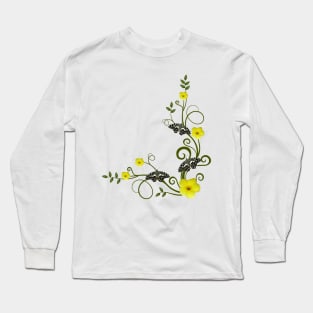 Yellow flowers in Kenya / Africa Long Sleeve T-Shirt